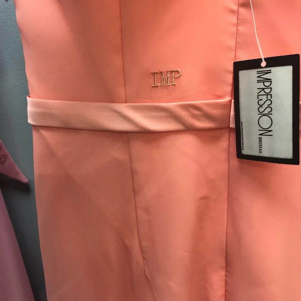 Lot of 5 Bridesmaids Formal Dresses, Samples,  Designer Stamped - Picture 5 of 16